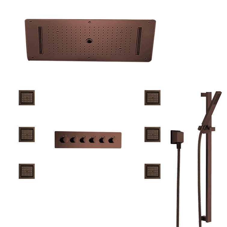 BathSelect Complete Shower System with Rough inValve Wayfair